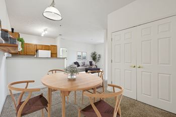 Separate dining room area